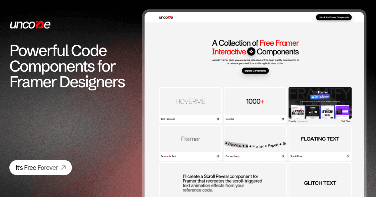 Uncode Framer
